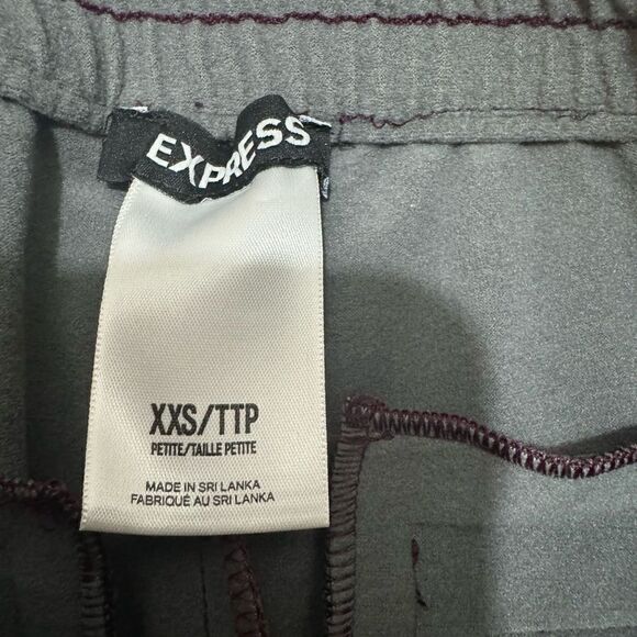 Express skinny faux leather pants size XXS elastic inseam 26” - Picture 6 of 8